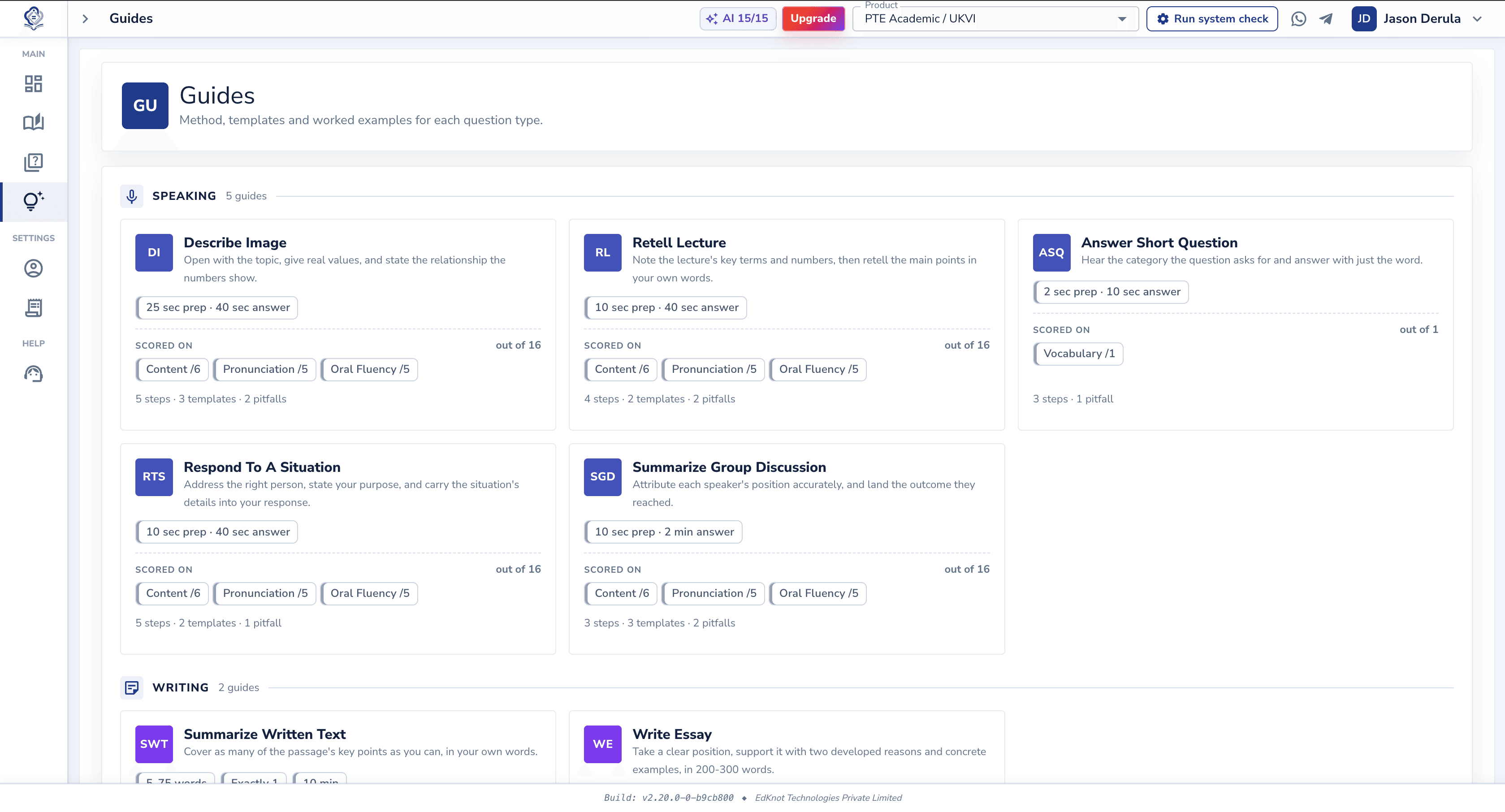 EdKnot Guides — method, templates and worked examples for each question type